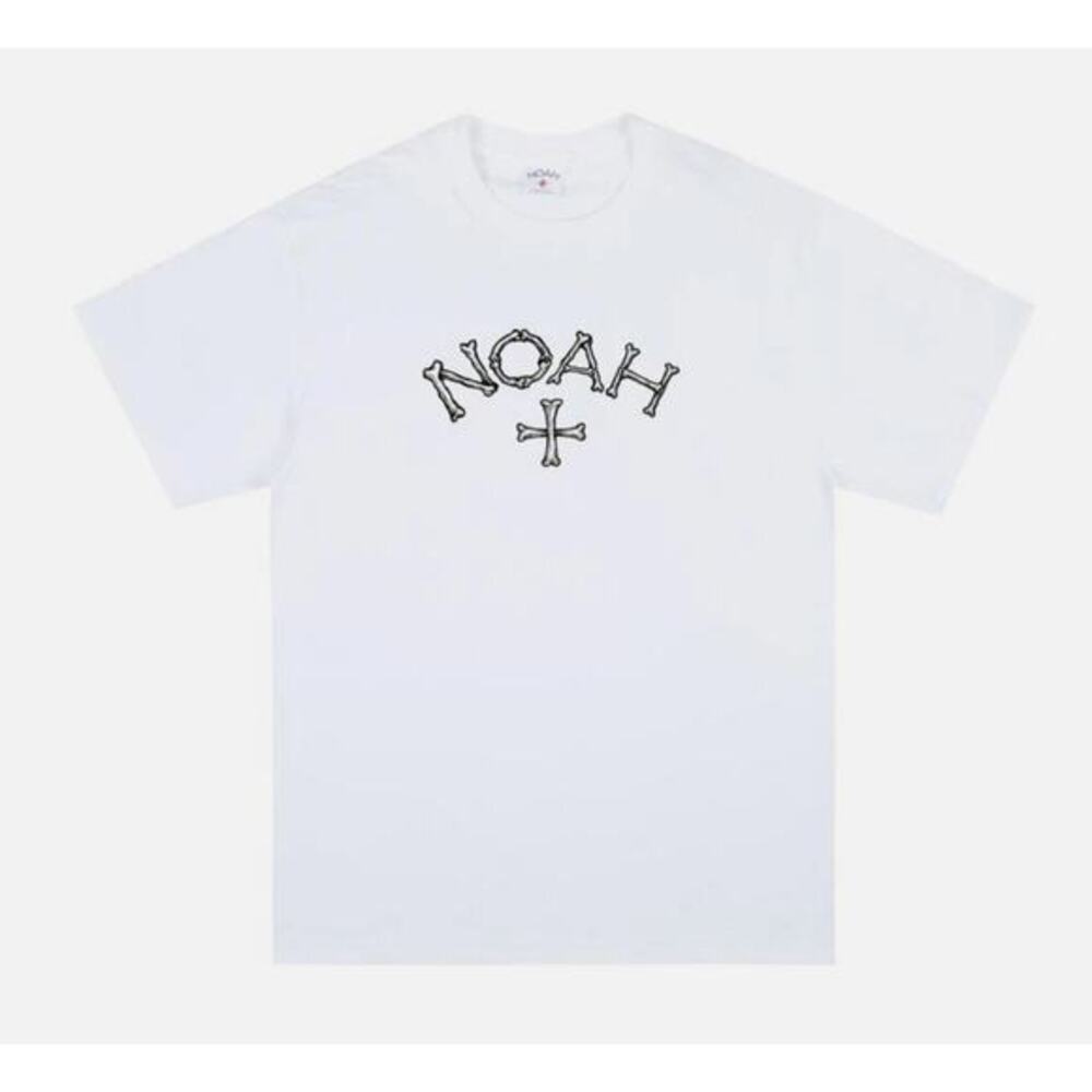 NOAH white bones crewneck tee‎
